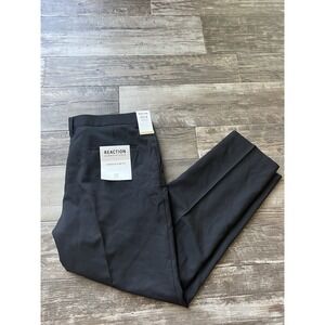 Kenneth Cole Reaction Mens Black Slim-Fit Dress Pants Size 38 Wx30L NWT